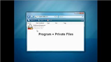 How to Email Encrypted Files using Free Encryption Software Screenshot